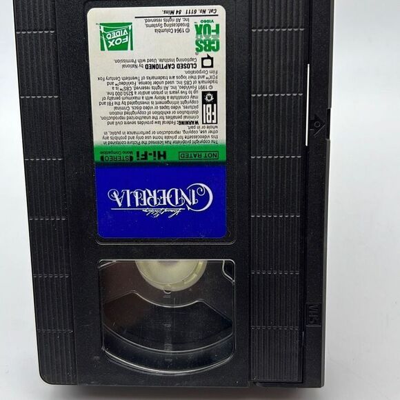 Rodgers And Hammerstein's Cinderella (VHS) Live‎ Action CBS/FOX - Picture 3 of 3